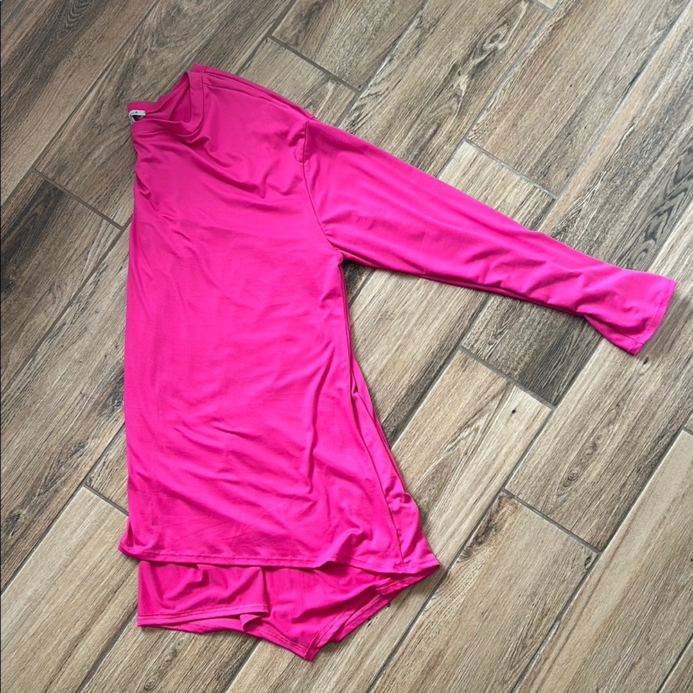 Women's Fuchsia Long Sleeve Top